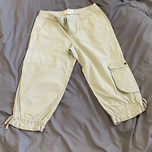 Beige Capri Pants